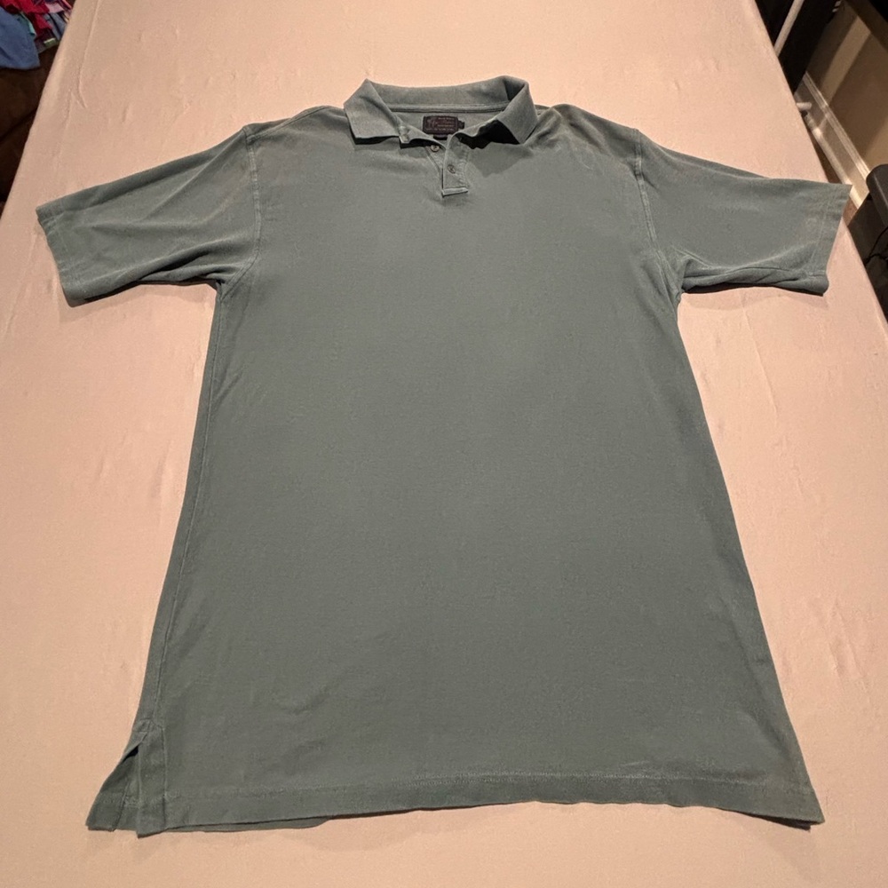 Tommy Bahama Indigo‎ Palms Regular Fit Blue Men's L Cotton Polo Shirt Logo